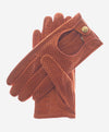 CD4466 (cognac) - Women's Ventilated Leather Driving Gloves - Leather Gloves Online - Luxury Leather Gloves - 1
