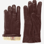 CL3103 (brown) - Men's Handsewn Lamb Shearling Winter Leather Gloves - Leather Gloves Online - Luxury Leather Gloves - 2