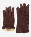 CL3103 (brown) - Men's Handsewn Lamb Shearling Winter Leather Gloves - Leather Gloves Online - Luxury Leather Gloves - 2