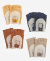CL4522 (navy) - Women’s Italian shearling fingerless gloves