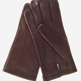 CR3001 (brown) - Men's Italian Rabbit Fur Gloves