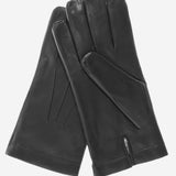 CR3302 (black) - Men's Cadet Italian Rabbit Fur Gloves with Shorter Fingers