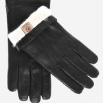 CR3303 (black) - Men's Italian Rabbit Fur Gloves with Longer Fingers - Leather Gloves Online - Luxury Leather Gloves - 2