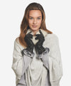 CR4405 (black) - Women’s Italian leather winter gloves with Rex rabbit fur cuff