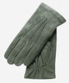 CS3117 (slate) - Men's Italian Silk Lined Suede Formal and Dress Leather Gloves - Leather Gloves Online - Luxury Leather Gloves - 1