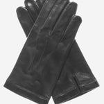CS3550 (black) - Men's Italian Silk Lined Lambskin Leather Gloves - Leather Gloves Online - Luxury Leather Gloves - 2