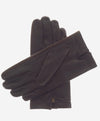 CS3913 (black) - Men's Italian Silk Lined Touchscreen Leather Gloves