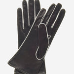 CS4175 (black/white) - Leather Gloves Online - Luxury Leather Gloves - 1