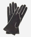 CS4175 (black/white) - Leather Gloves Online - Luxury Leather Gloves - 1