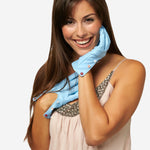 CS4312 (harbor) - Women's Italian Silk Lined Gloves with Buttons - Leather Gloves Online - Luxury Leather Gloves - 2