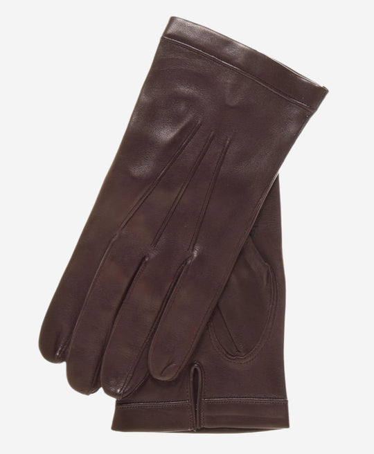 CU1001 (brown) - Men's Italian Unlined Leather Gloves