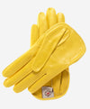 CU4303 (yellow) - Women's Short Italian Leather Gloves