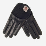CU4303 (black) - Women's Short Italian Leather Gloves- Leather Gloves Online - Luxury Leather Gloves - 1
