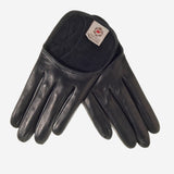 CU4303 (black) - Women's Short Italian Leather Gloves- Leather Gloves Online - Luxury Leather Gloves - 1