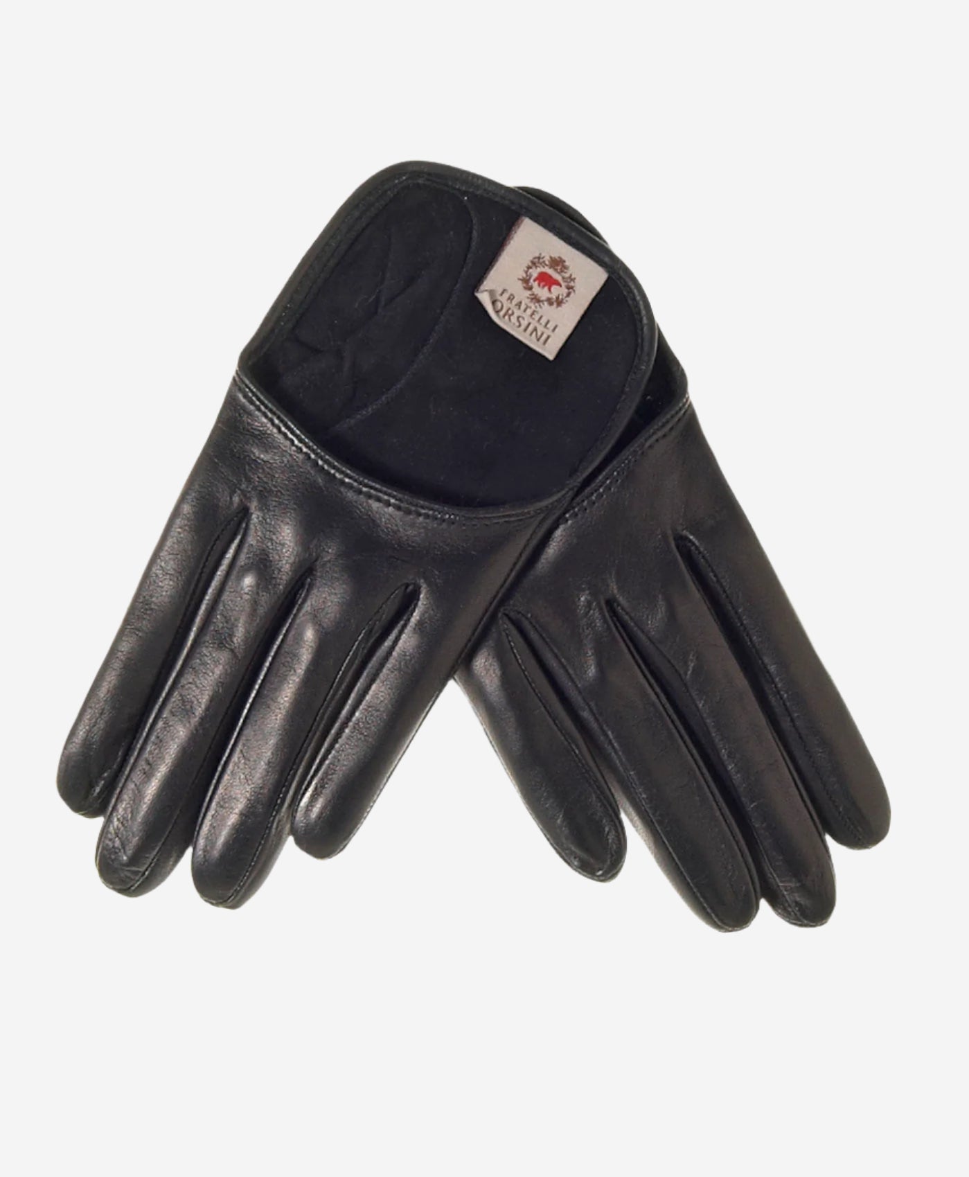 CU4303 (black) - Women's Short Italian Leather Gloves- Leather Gloves Online - Luxury Leather Gloves - 1