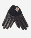 CU4303 (black) - Women's Short Italian Leather Gloves- Leather Gloves Online - Luxury Leather Gloves - 1