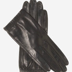 CU4601 (black) - Women's Unlined Italian Fashion Leather Gloves With Short Wrist- Leather Gloves Online - Luxury Leather Gloves - 1