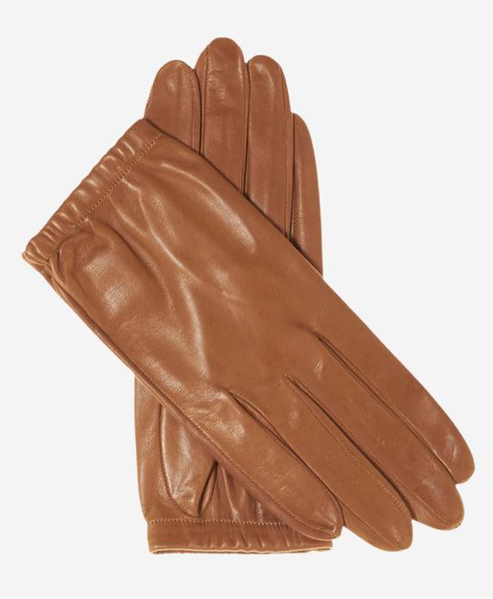 CU4601 (camel) - Women's Unlined Italian Fashion Leather Gloves With Short Wrist