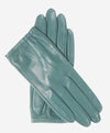 CU4601 (sage) - Women's Unlined Italian Fashion Leather Gloves With Short Wrist- Leather Gloves Online - Luxury Leather Gloves - 1