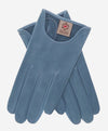 CU4629 (sky) - Women's Unlined Italian Fashion Leather Gloves With Short Wrist- Leather Gloves Online - Luxury Leather Gloves - 1