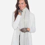 CU4629 (taupe) - Women's Unlined Italian Fashion Leather Gloves With Short Wrist- Leather Gloves Online - Luxury Leather Gloves - 2