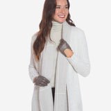 CU4629 (taupe) - Women's Unlined Italian Fashion Leather Gloves With Short Wrist- Leather Gloves Online - Luxury Leather Gloves - 6