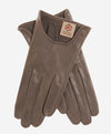 CU4629 (taupe) - Women's Unlined Italian Fashion Leather Gloves With Short Wrist- Leather Gloves Online - Luxury Leather Gloves - 1