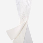 Angelina (ivory) - Italian silk lined 12-button length leather bridal / opera gloves - Leather Gloves Online - Luxury Leather Gloves - 1