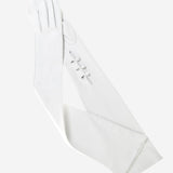 Angelina (ivory) - Italian silk lined 12-button length leather bridal / opera gloves - Leather Gloves Online - Luxury Leather Gloves - 2