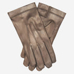 CX3301 (brown) - Men's Cadet Size Italian Unlined Leather Gloves- Leather Gloves Online - Luxury Leather Gloves - 2