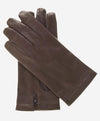 CX3350 (brown) - Men's Cadet Size Wool Lined Leather Gloves- Leather Gloves Online - Luxury Leather Gloves - 1