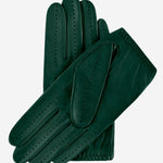 Alessa (hunter) - classic Italian lambskin leather driving gloves- Leather Gloves Online - Luxury Leather Gloves - 2