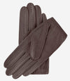 Alessa (Taupe) - Classic Italian lambskin leather driving gloves