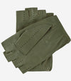 Rossana (olive) - Italian fingerless lambskin leather driving gloves - Leather Gloves Online - Luxury Leather Gloves - 2