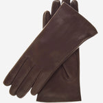 ER4003 (brown) - Women's Italian Rabbit Fur Gloves  - Leather Gloves Online - Luxury Leather Gloves - 2