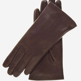ER4003 (brown) - Women's Italian Rabbit Fur Gloves  - Leather Gloves Online - Luxury Leather Gloves - 2