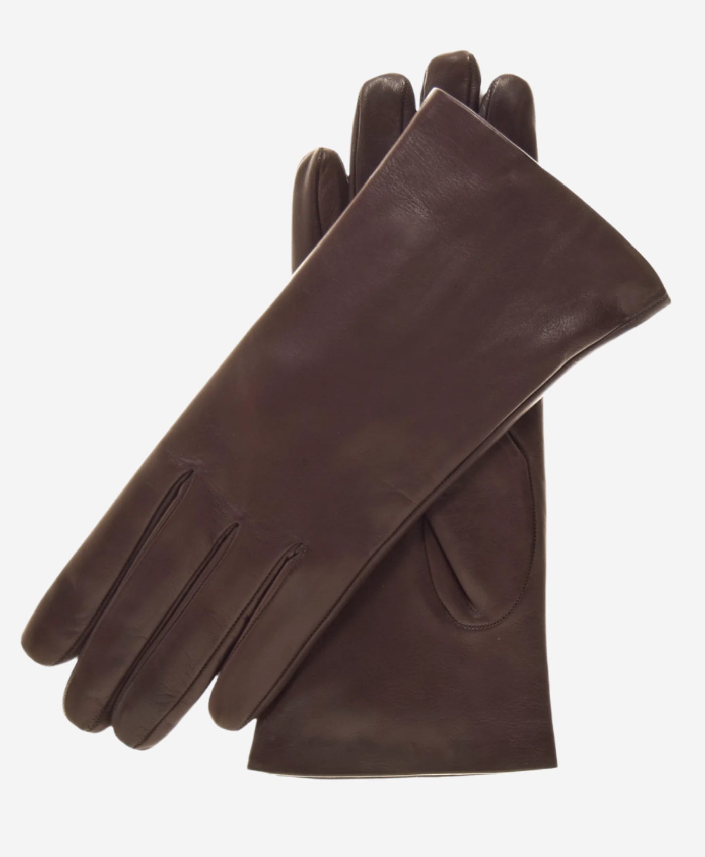 ER4003 (brown) - Women's Italian Rabbit Fur Gloves  - Leather Gloves Online - Luxury Leather Gloves - 2