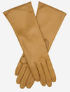 FC02W4 (camel) - Italian "4 Button Length" Cashmere Lined Leather Gloves - Leather Gloves Online - Luxury Leather Gloves - 1