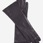 FC02W4 (charcoal) - Italian "4 Button Length" Cashmere Lined Leather Gloves - Leather Gloves Online - Luxury Leather Gloves - 1