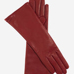 FC02W4 (claret) - Italian "4 Button Length" Cashmere Lined Leather Gloves - Leather Gloves Online - Luxury Leather Gloves - 1