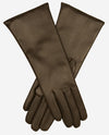 FC02W4 (dark brown) - Italian "4 Button Length" Cashmere Lined Leather Gloves - Leather Gloves Online - Luxury Leather Gloves - 2