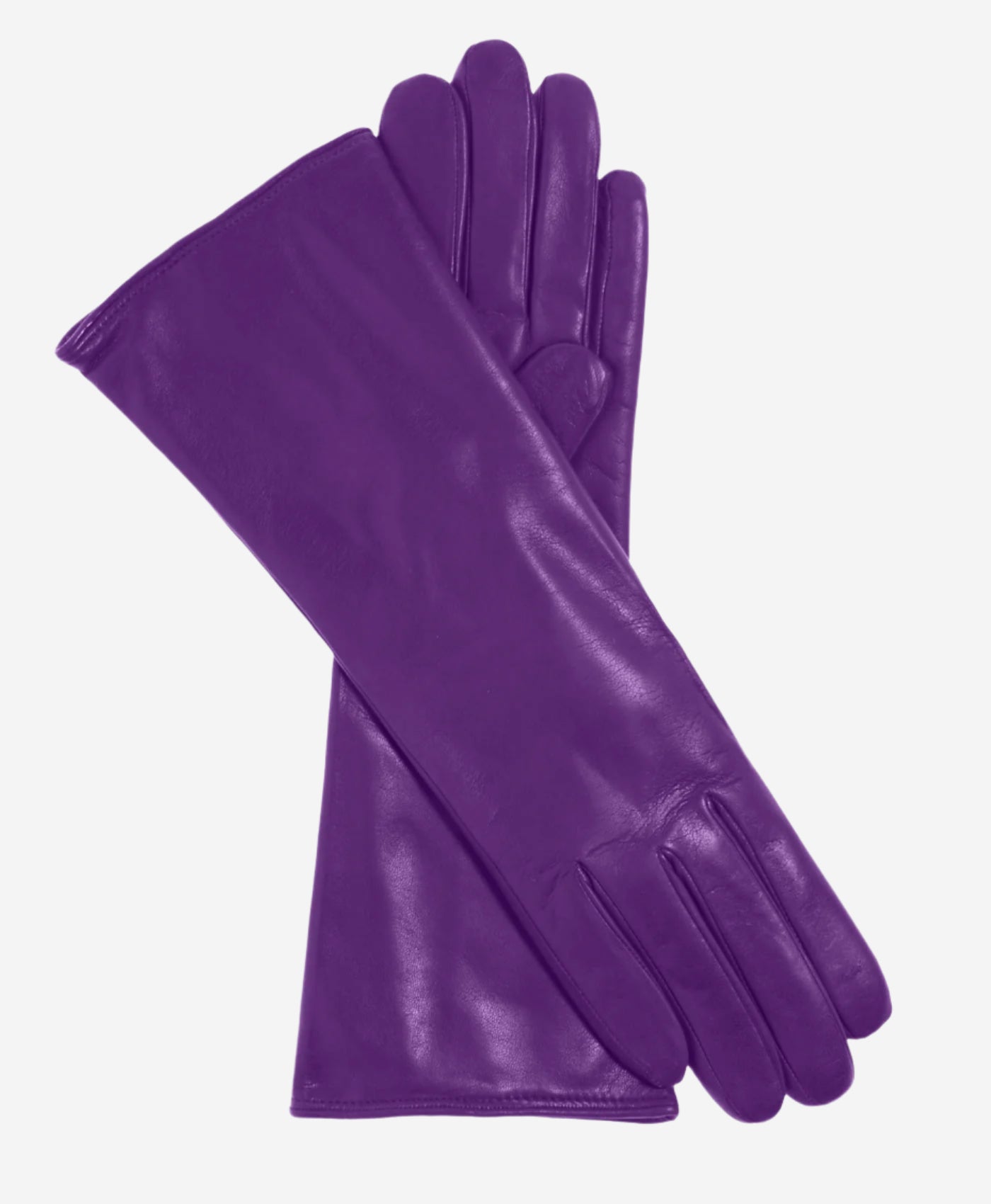 FC02W4 (grape) - Italian "4 Button Length" Cashmere Lined Leather Gloves - Leather Gloves Online - Luxury Leather Gloves - 1