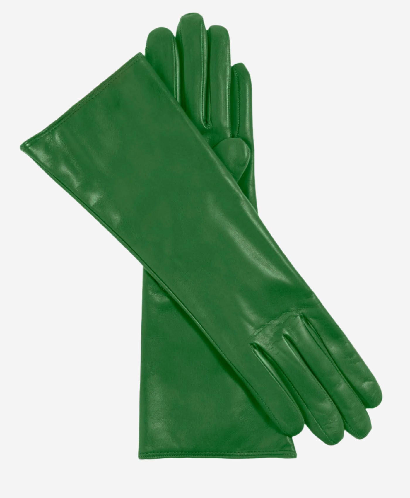 FC02W4 (green) - Italian "4 Button Length" Cashmere Lined Leather Gloves - Leather Gloves Online - Luxury Leather Gloves - 1