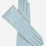 FC02W4 (sky) - Italian "4 Button Length" Cashmere Lined Leather Gloves - Leather Gloves Online - Luxury Leather Gloves - 1