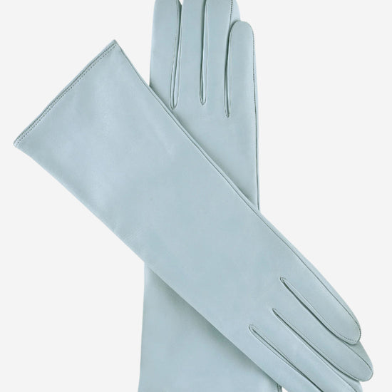 FC02W4 (sky) - Italian "4 Button Length" Cashmere Lined Leather Gloves - Leather Gloves Online - Luxury Leather Gloves - 1
