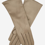 FC02W4 (taupe) - Italian "4 Button Length" Cashmere Lined Leather Gloves - Leather Gloves Online - Luxury Leather Gloves - 1