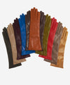 Leonora (cognac) - Italian cashmere lined 6-button length leather gloves