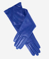 Leonora (blue) - Italian cashmere lined 6-button length leather gloves - Leather Gloves Online - Luxury Leather Gloves - 1