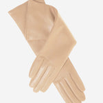 Leonora (rosewater) - Italian cashmere lined 6-button length leather gloves - Leather Gloves Online - Luxury Leather Gloves - 1