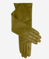 FC02W8 (moss) - Italian "8 Button Length" Cashmere Lined Leather Gloves - Leather Gloves Online - Luxury Leather Gloves - 1